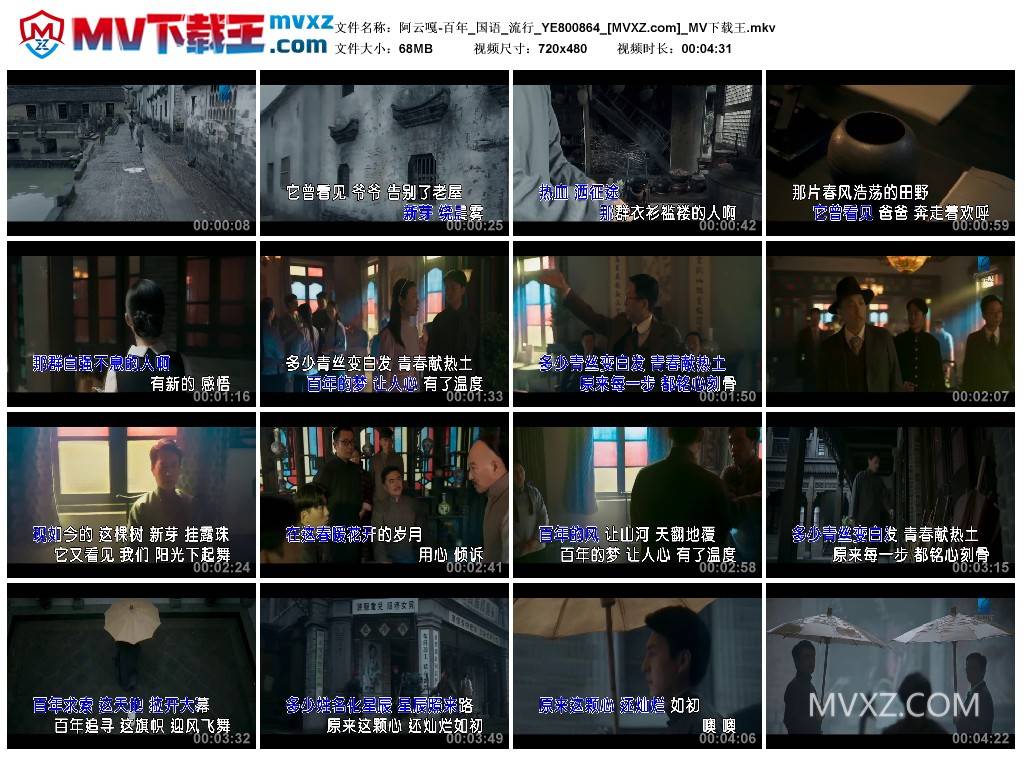 阿云嘎-百年_国语_流行_YE800864